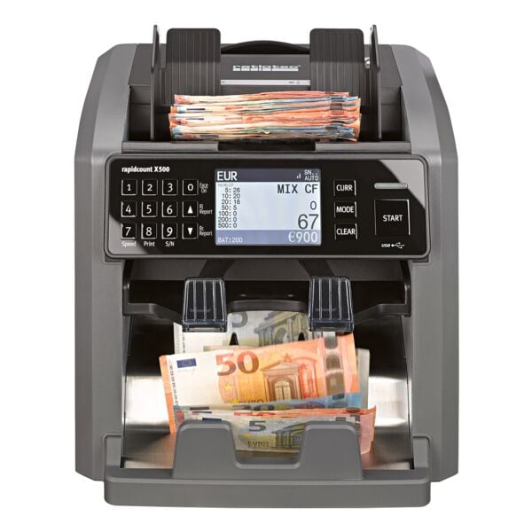 ratiotec Banknotenzhlmaschine Rapidcount X 500