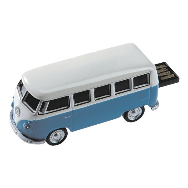 USB-Stick 32 GB GENIE VW Bus blau/weiß, USB 2.0 USB-Stick 32 GB GENIE VW Bus blau/weiß, USB 2.0