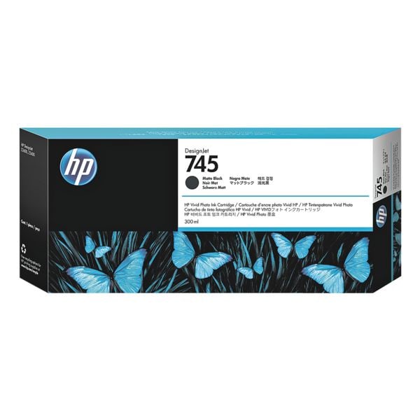 HP Tintenpatrone HP 745, schwarz (matt) - F9K05A HP Tintenpatrone HP 745, schwarz (matt) - F9K05A