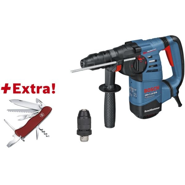 BOSCH Bohrhammer mit SDS plus »GBH 3-28 DFR« + Klappmesser »Victorinox« BOSCH Bohrhammer mit SDS plus »GBH 3-28 DFR« + Klappmesser »Victorinox«