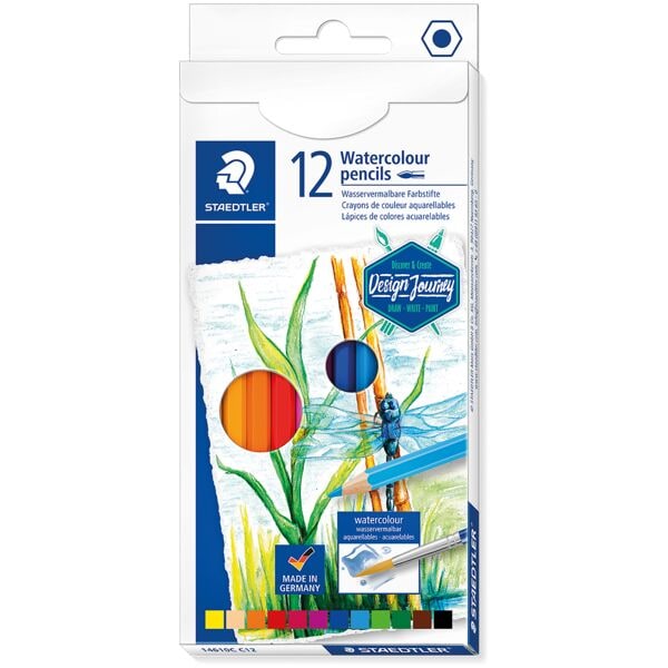 Staedtler 12er-Pack Aquarell-Buntstifte »Watercolour« Staedtler 12er-Pack Aquarell-Buntstifte »Watercolour«