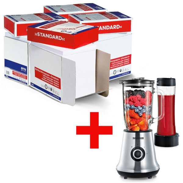 4x Öko-Box Multifunktionspapier A4 OTTO Office Standard - 10000 Blatt gesamt inkl. Multimixer+Smoothie Mix&Go »SM 3737« 4x Öko-Box Multifunktionspapier A4 OTTO Office Standard - 10000 Blatt gesamt inkl. Multimixer+Smoothie Mix&Go »SM 3737«