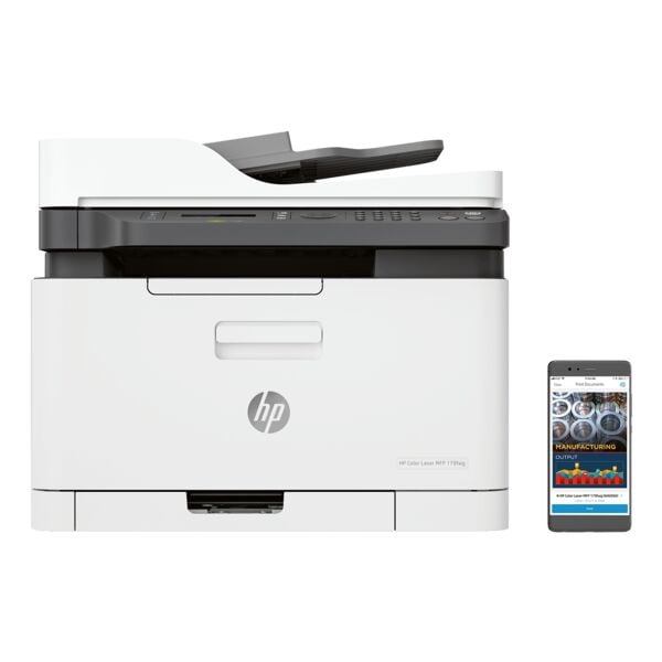 HP Color Laser MFP 179fwg Multifunktionsdrucker, A4 Farb-Laserdrucker mit WLAN und LAN - HP Instant Ink-fhig