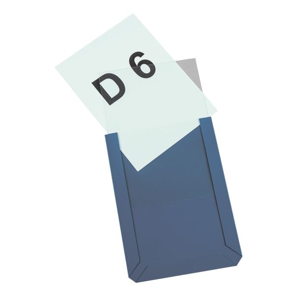 EICHNER 10er Pack magnetische Inforahmen DIN A6 hoch