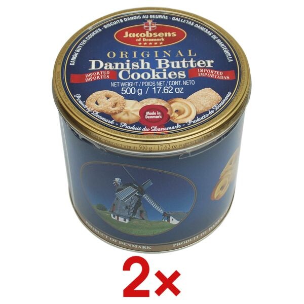 2x Dänische Buttercookies 2x Dänische Buttercookies