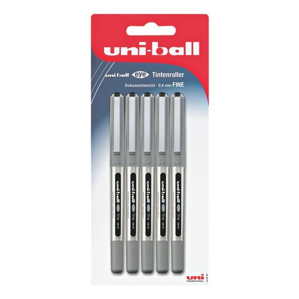 5x Tintenroller uni-ball eye fine