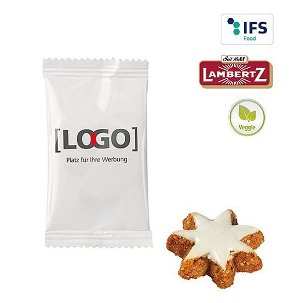 Weihnachtsgruß »Zimtstern« mit Ihrem Logo Weihnachtsgruß »Zimtstern« mit Ihrem Logo