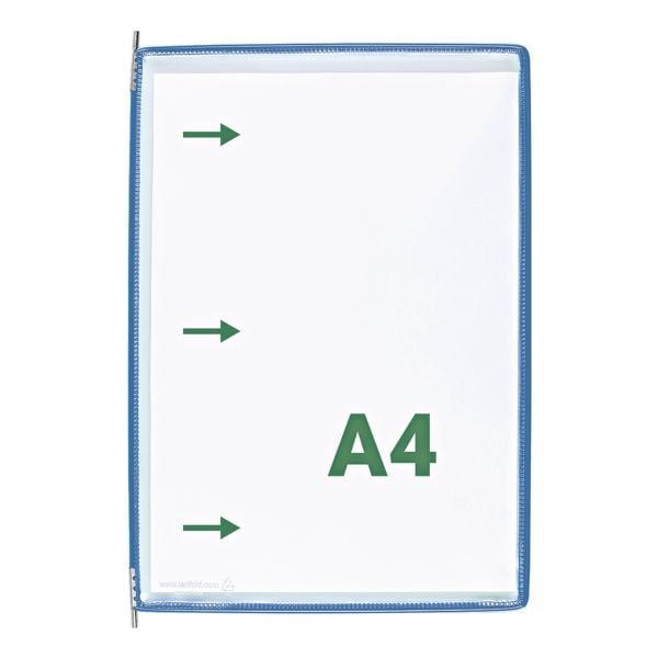 Tarifold 10er Set Sichttafeln DIN A4 Edelstahldrehzapfen