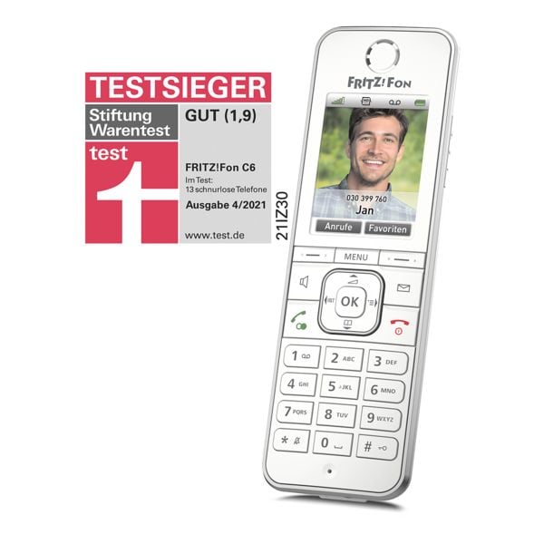 AVM Schnurloses Telefon »FRITZ!Fon C6« weiß - Bei OTTO Office günstig  kaufen.