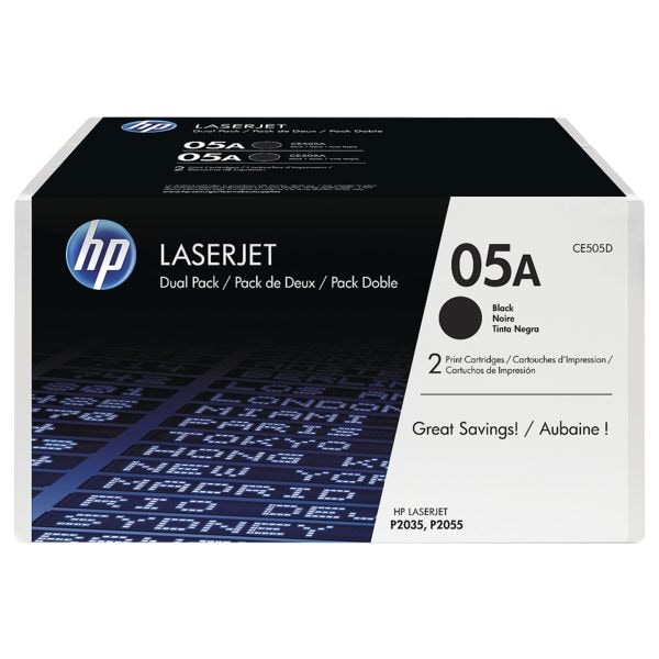 HP Doppelpack Druckkassetten »HP CE505D« 05A
