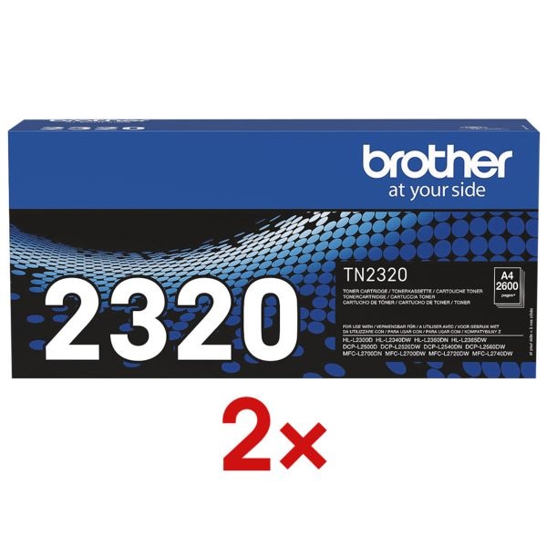 Brother 2er-Pack Toner TN-2320