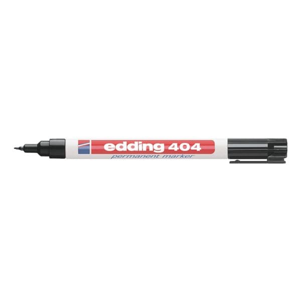 edding Permanent-Marker 404 - Rundspitze, Strichstrke 0,75 mm (F)