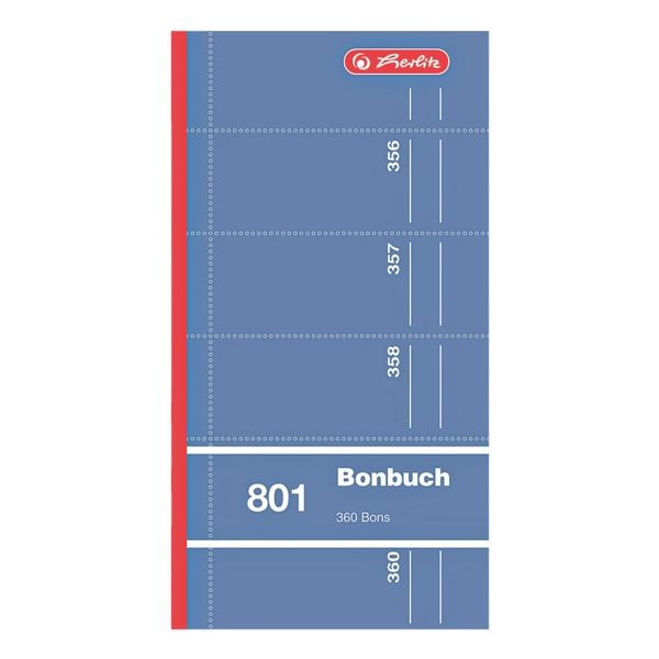 Herlitz Bonbuch 801, 360 Abrisse