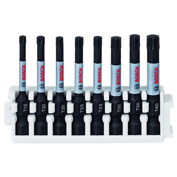 BOSCH 8-tlg. Schrauberbit-Set Impact Control T15 - T40