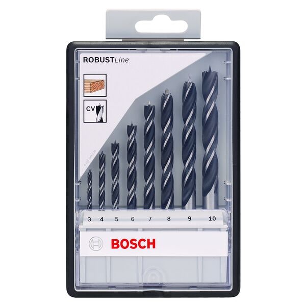 BOSCH 8-tlg. Holzspiralbohrer-Set »Robust Line« BOSCH 8-tlg. Holzspiralbohrer-Set »Robust Line«