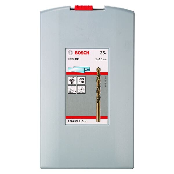 BOSCH 25-tlg. Metallbohrer-Set »HSS-Co« in ProBox BOSCH 25-tlg. Metallbohrer-Set »HSS-Co« in ProBox