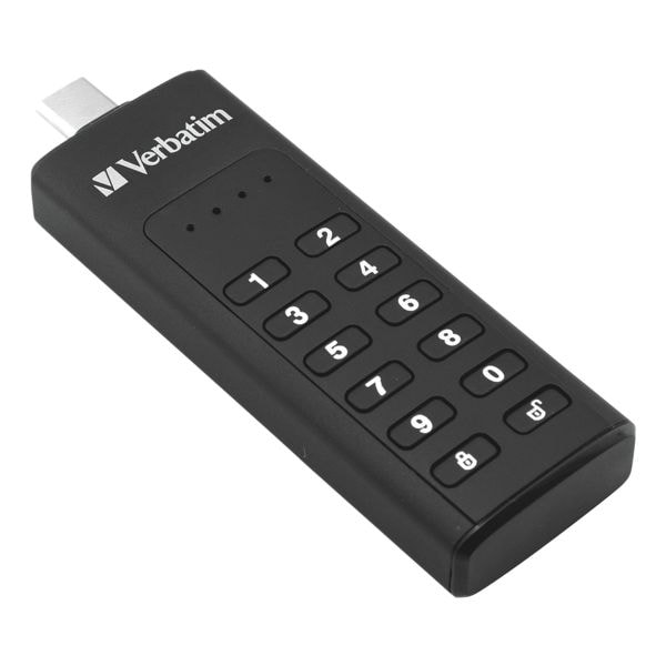 USB-Stick 128 GB Verbatim Keypad Secure USB 3.1 mit Passwortschutz
