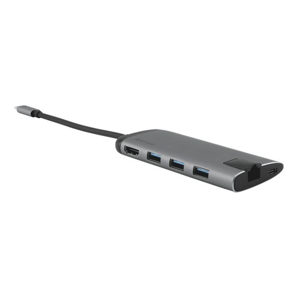Verbatim USB-C Multiport Adapter (USB 3.1 / USB 3.0 / HDMI / Ethernet / SD-MicroSD) Verbatim USB-C Multiport Adapter (USB 3.1 / USB 3.0 / HDMI / Ethernet / SD-MicroSD)