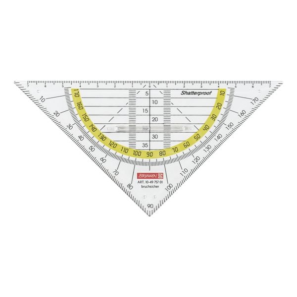 Brunnen 10er-Pack Geometrie-Dreieck 16 cm
