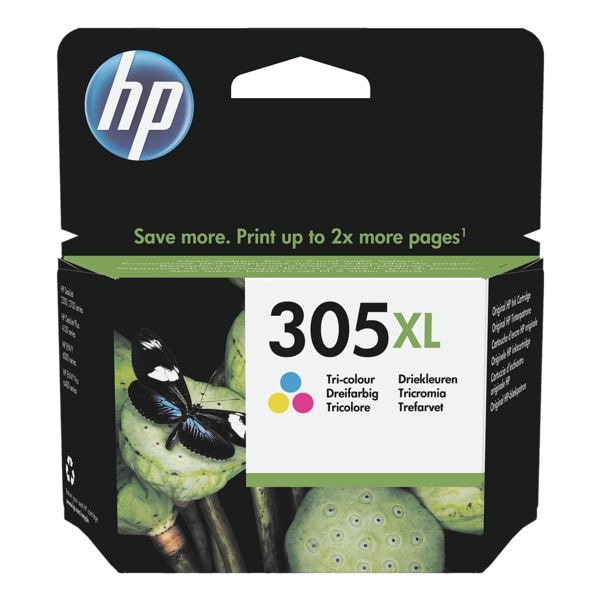HP Tintenpatrone HP 305XL, 3-farbig - 3YM63AE