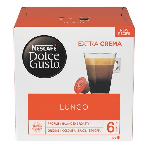 Nescafe 3 Packungen Kaffeekapseln Dolce Gusto® Lungo