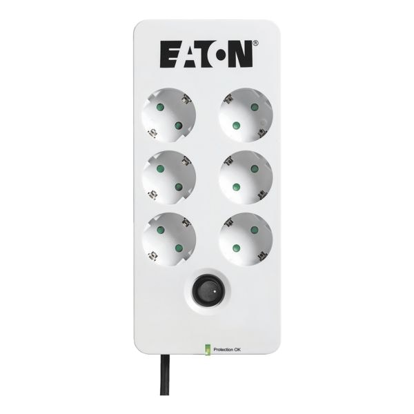 Eaton 6-fach Steckdosenleiste mit berspannungsschutz Protection Box