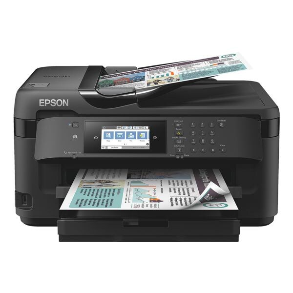 Epson WorkForce WF-7710DWF Multifunktionsdrucker, A3+ Farb-Tintenstrahldrucker, mit WLAN und NFC und LAN Epson WorkForce WF-7710DWF Multifunktionsdrucker, A3+ Farb-Tintenstrahldrucker, mit WLAN und NFC und LAN