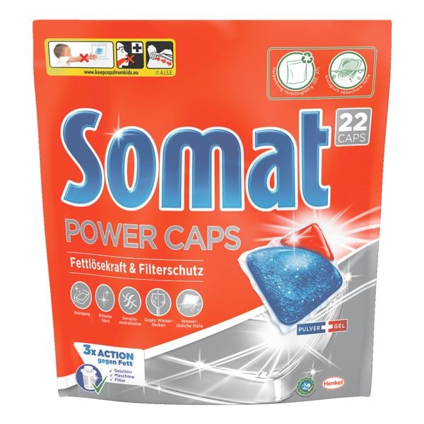 Henkel 22er-Pack Somat Spülmaschinentab »Power Caps« Henkel 22er-Pack Somat Spülmaschinentab »Power Caps«