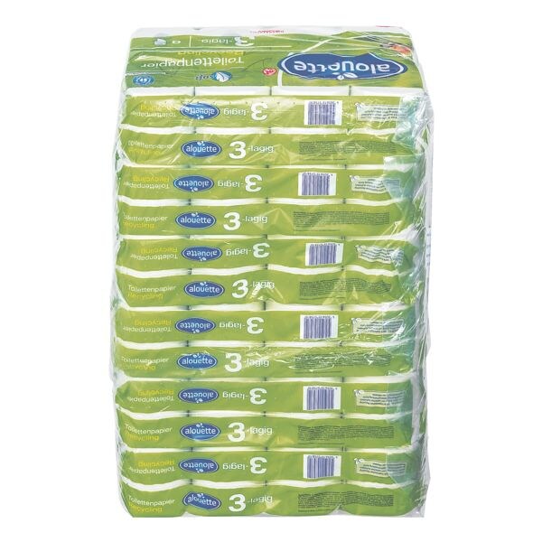 Alouette Toilettenpapier Recycling 3 Lagig Naturweiss 48 Rollen 6 Pack A 8 Rollen Bei Otto Office Gunstig Kaufen