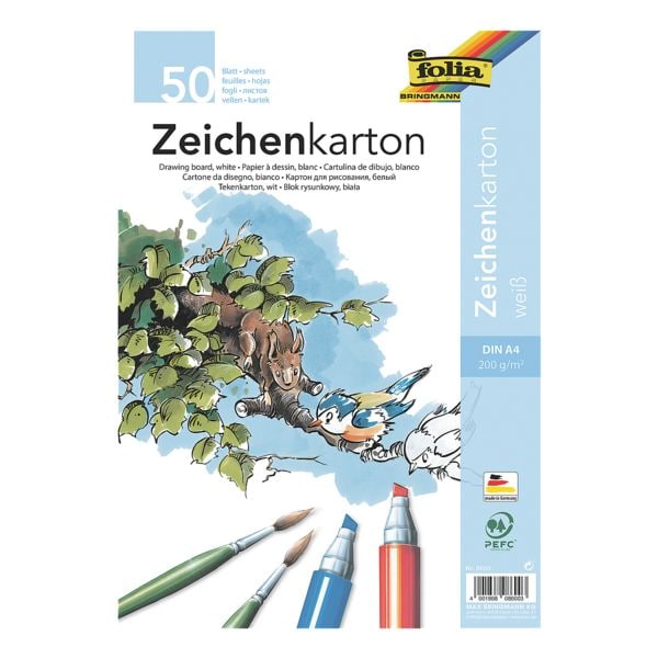 folia Zeichenkarton DIN A4