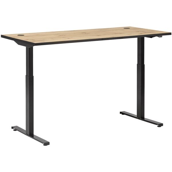 Möbelpartner Schreibtisch höhenverstellbar (elektrisch) »Country« 160 cm, T-Fuß schwarz Möbelpartner Schreibtisch höhenverstellbar (elektrisch) »Country« 160 cm, T-Fuß schwarz