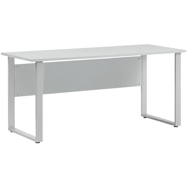 Mbelpartner Schreibtisch 1500 Bro 160 cm, Bgel-Fu silbern