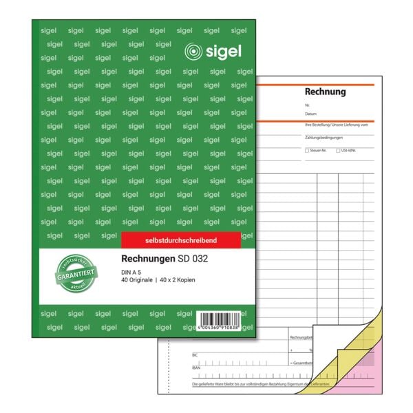 Sigel Formularbuch »Rechnung« SD032