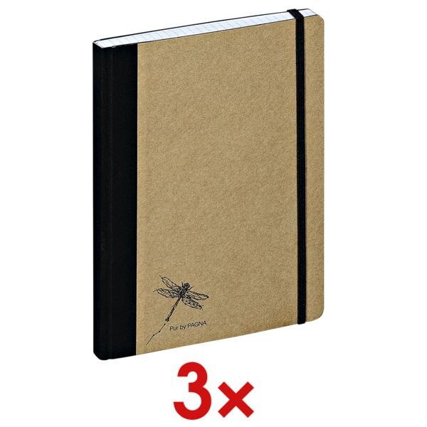Pagna Notizbuch Pur, A5, kariert, 576 Blatt Pagna Notizbuch Pur, A5, kariert, 576 Blatt
