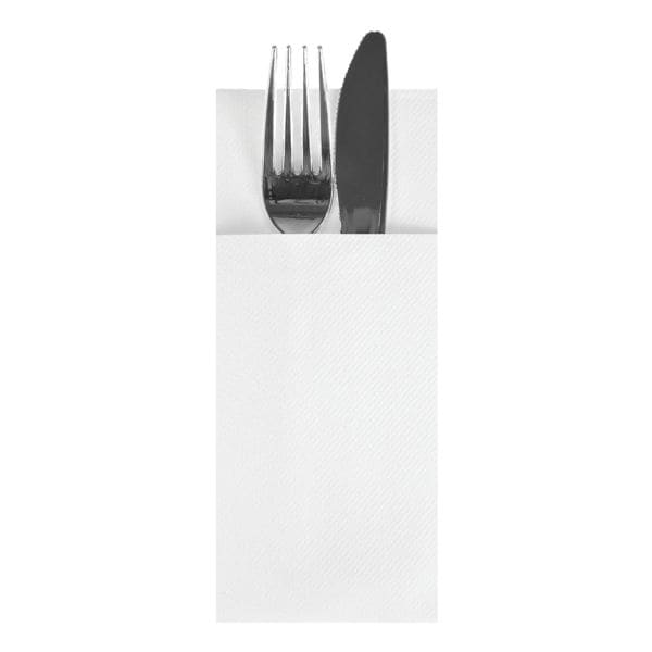 Papstar Bestecktaschen 33 x 40 cm Airlaid 1/8 Falz, 480 Stck
