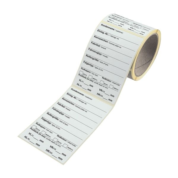 EICHNER 100er-Rolle Reifenaufkleber