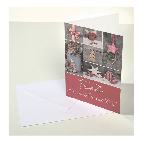 Weihnachtskarte LUMA KARTENEDITION, Sonderformat, 6 Stück Weihnachtskarte LUMA KARTENEDITION, Sonderformat, 6 Stück