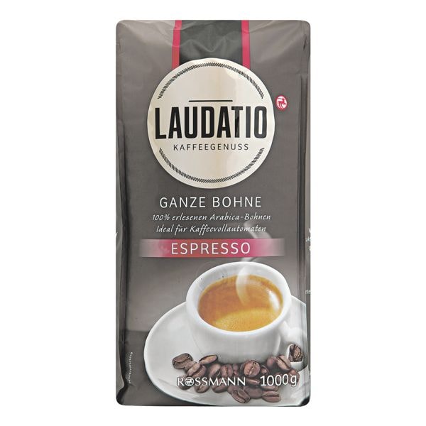 Laudatio Ganze Bohne Espresso Kaffebohnen 1000 g
