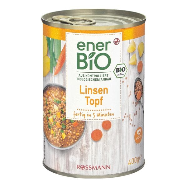 enerBIO Fertiggericht »Linsentopf« vegan enerBIO Fertiggericht »Linsentopf« vegan