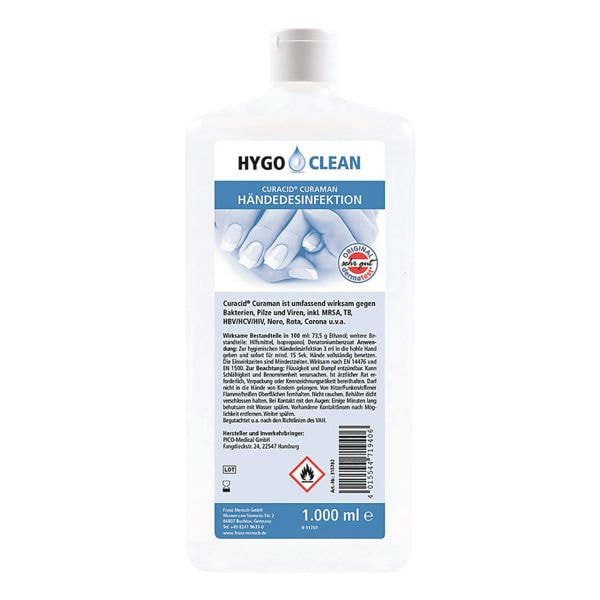 HYGO STAR Hndedesinfektionsmittel Curacid® Curaman 1000 ml