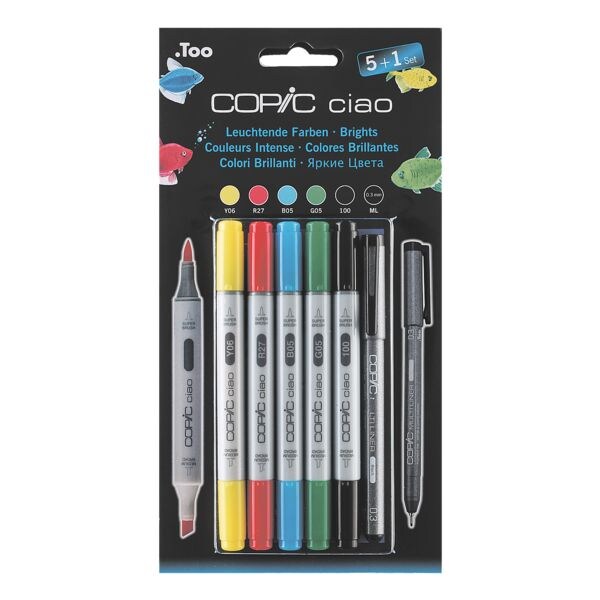 COPIC Ciao 5+1-Sets COPIC® ciao Layoutmarker