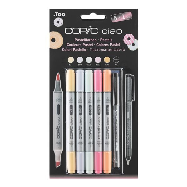 COPIC Ciao 5+1-Sets COPIC® Ciao Layoutmarker - Pastell