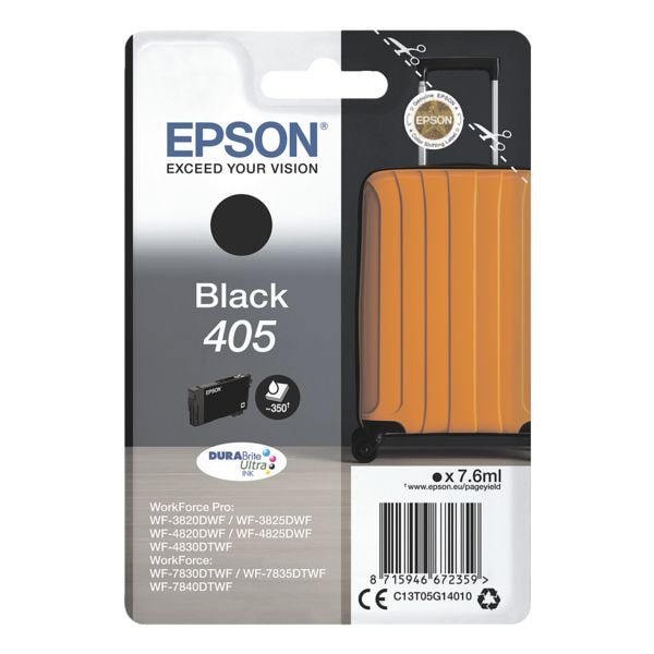 Epson Tintenpatrone 405 schwarz