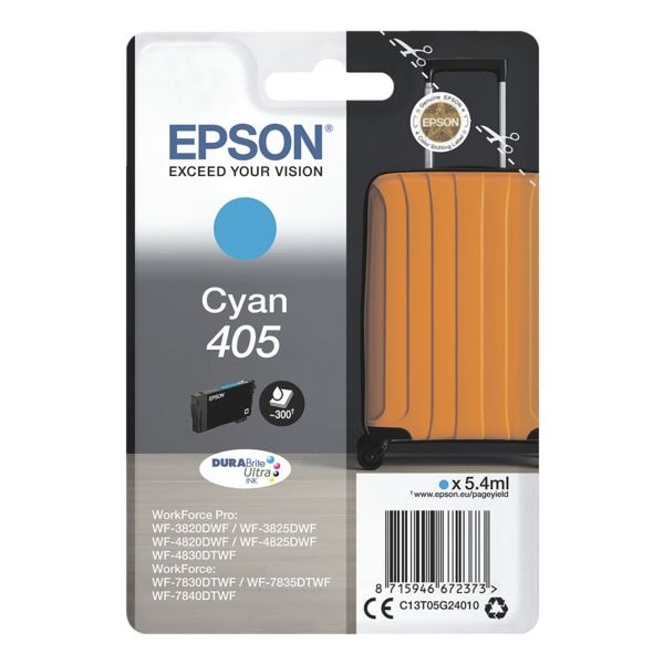 Epson Tintenpatrone 405 cyan