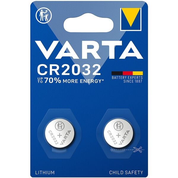 Varta 2er-Pack Knopfzellen ELECTRONICS CR2032