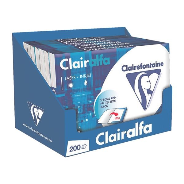 7x Multifunktionales Druckerpapier A4 Clairefontaine Clairalfa - 1400 Blatt gesamt, 80g/qm