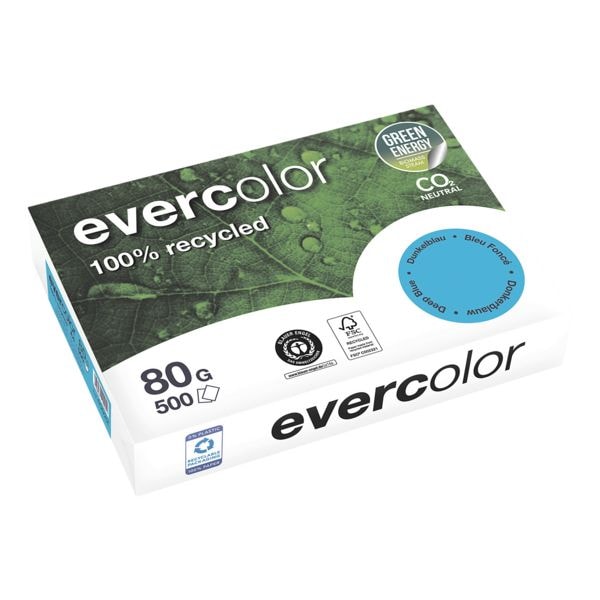 A4 Clairefontaine Evercolor - intensivfarben - 500 Blatt gesamt A4 Clairefontaine Evercolor - intensivfarben - 500 Blatt gesamt