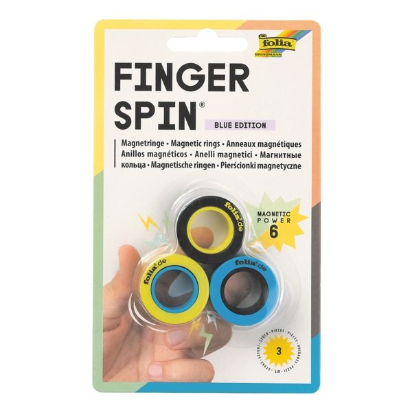 folia 6er-Pack Finger Spin Blue Edition