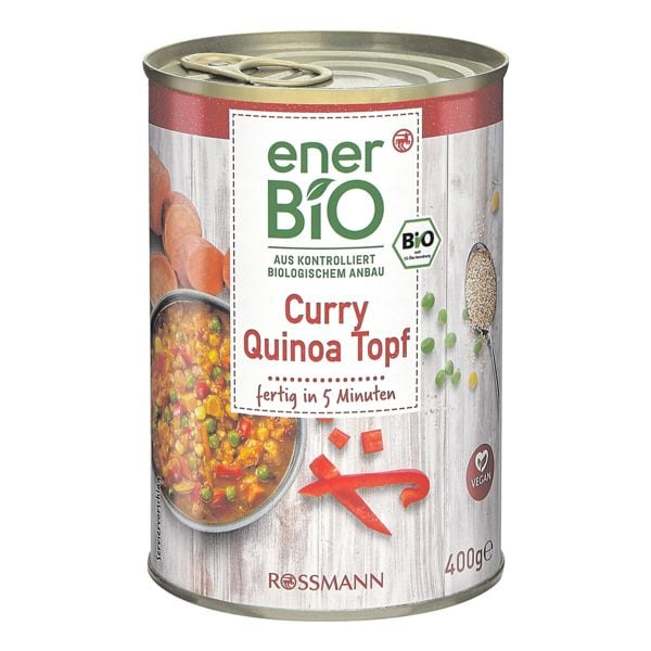 enerBIO Fertiggericht »Bio Curry Quinoa Topf« vegan enerBIO Fertiggericht »Bio Curry Quinoa Topf« vegan