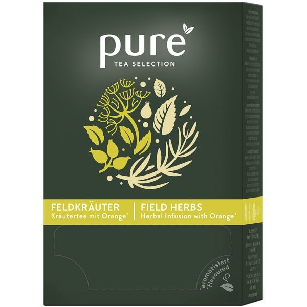 Pure Tea Selection Kamillentee Feldkruter Tassenportion, 25er-Pack